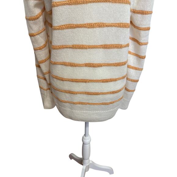 Lafayette 148 NWT New York Cashmere Stripped Breton Sweater Size 2X - Picture 4 of 11